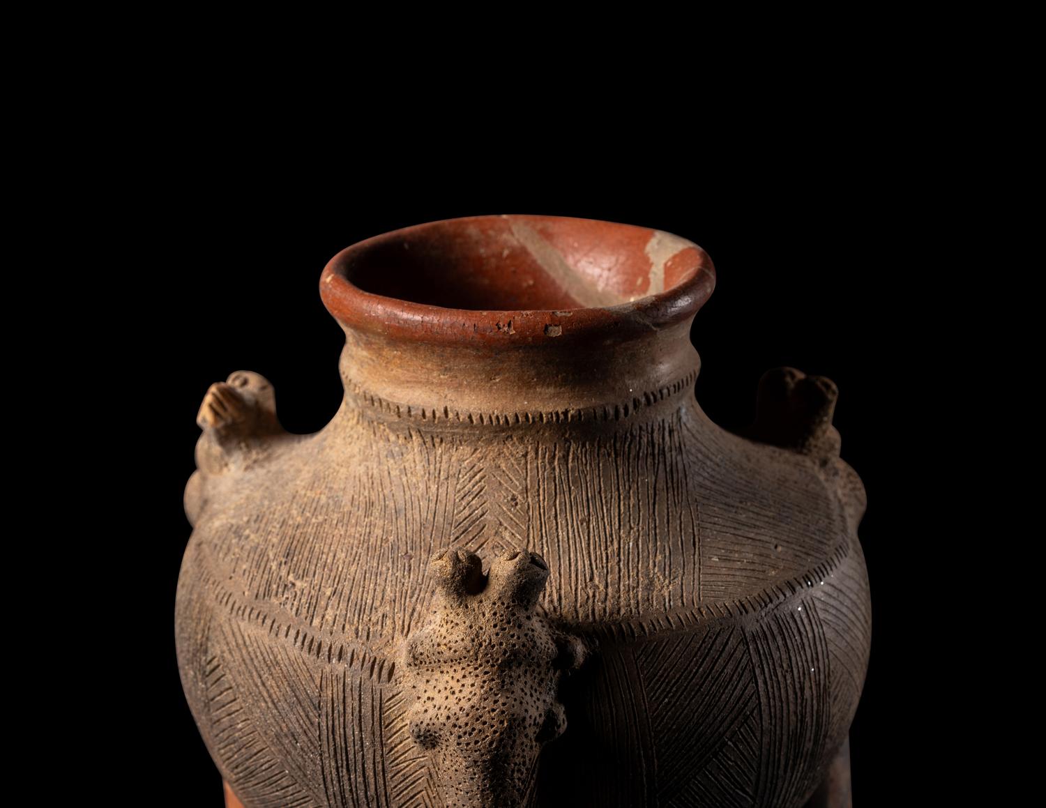 Six Huetar Tripod Vessels