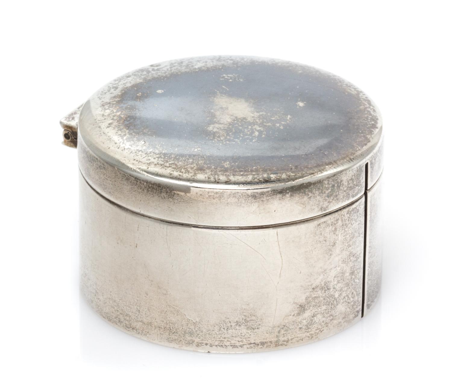 A Sterling Silver Stamp Box, Tiffany & Co., 61.20 dwts.