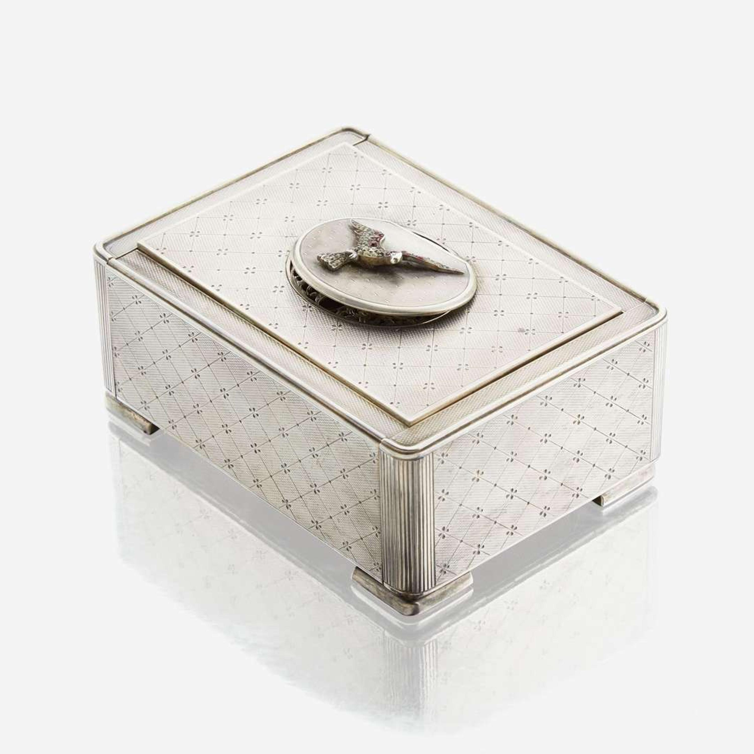 A Singing Bird box cigarette holder, Karl Griesbaum