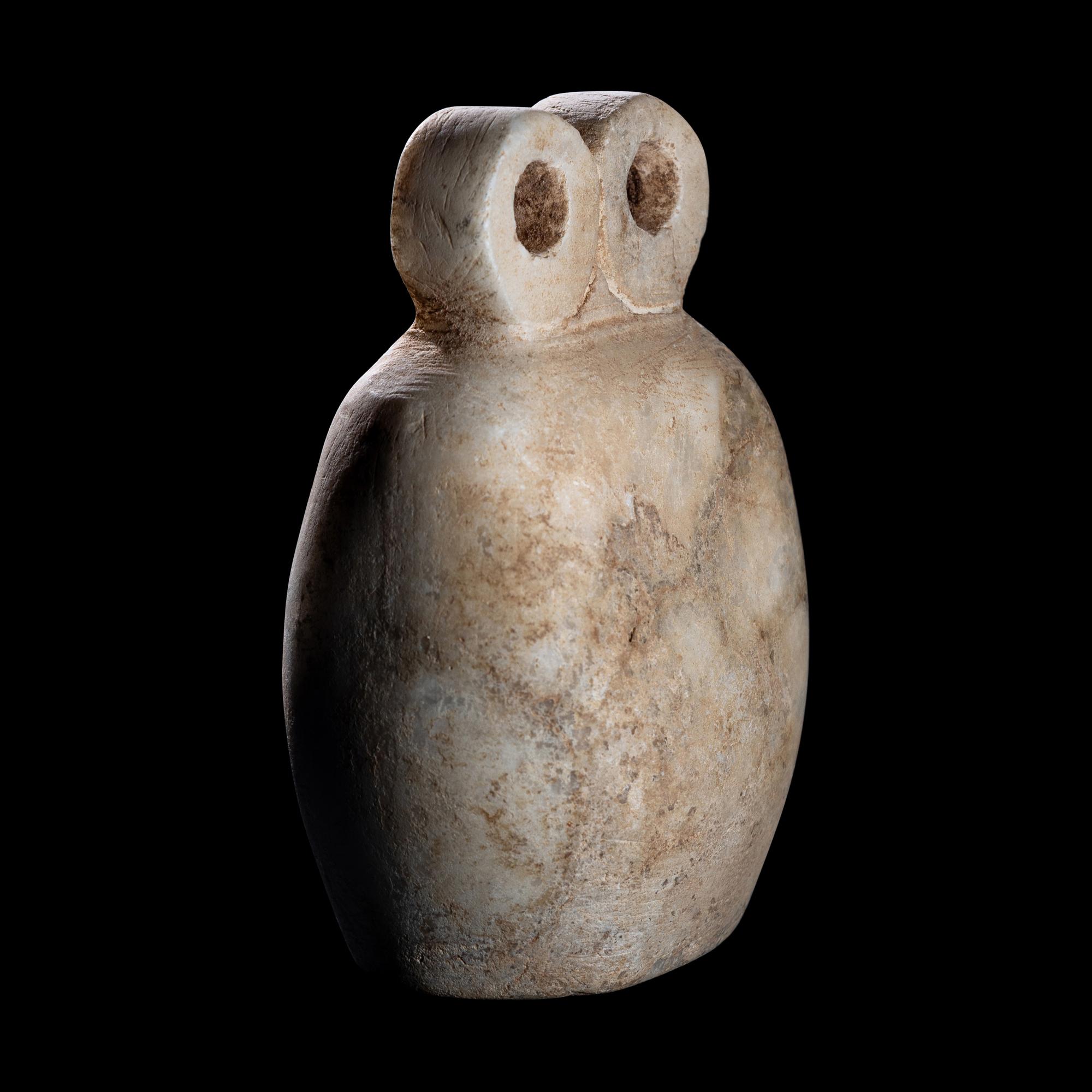 A Near Eastern Calcite Spectacle Idol