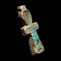 An Egyptian Faience Ankh
