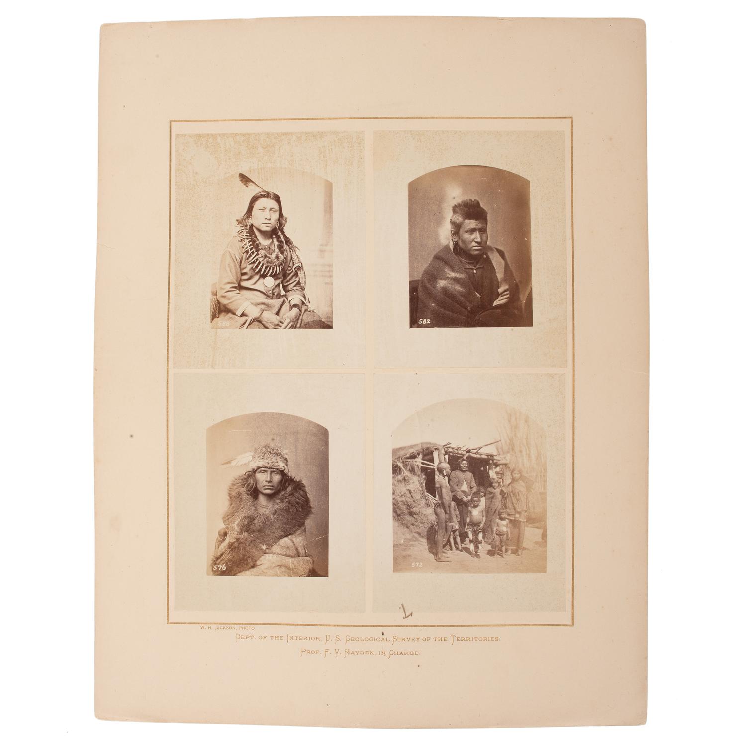 W.H. Jackson Photographs of Pawnee Braves