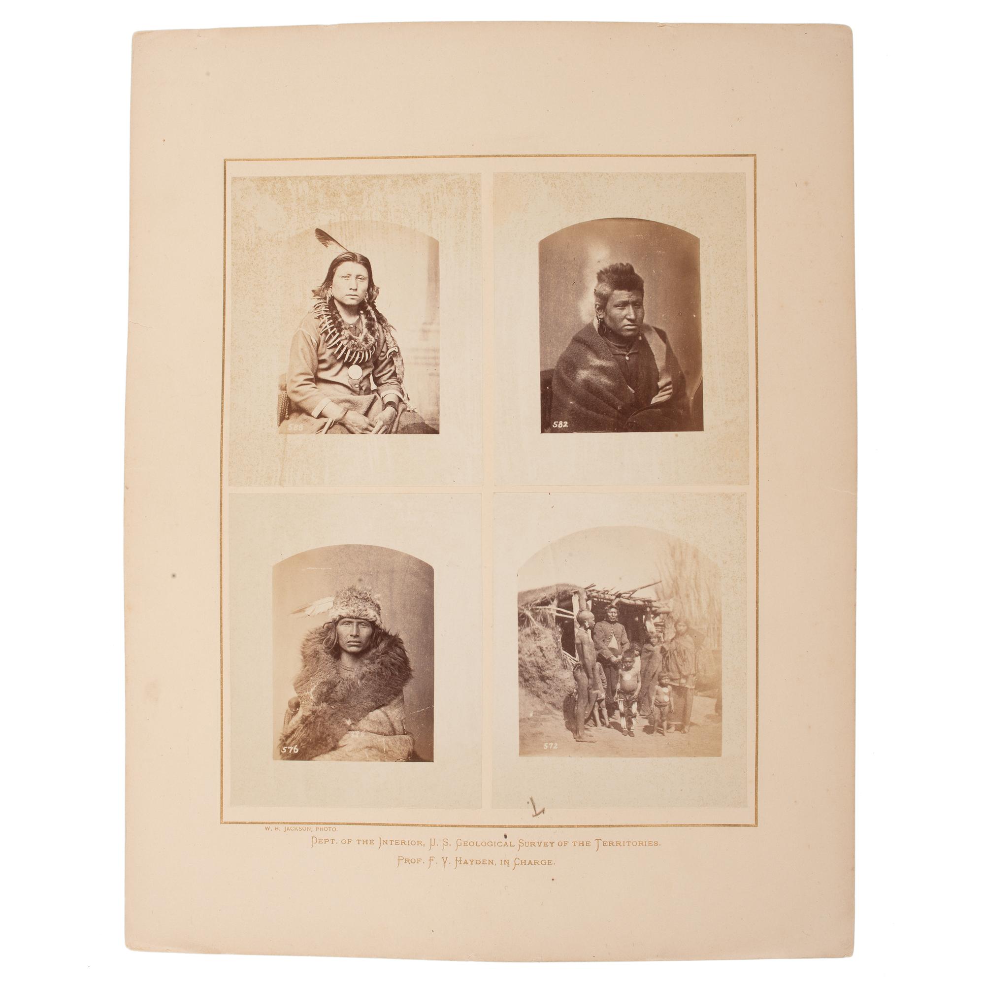 W.H. Jackson Photographs of Pawnee Braves