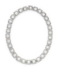 DIAMOND AND WHITE GOLD CONVERTIBLE NECKLACE AND BRACELET