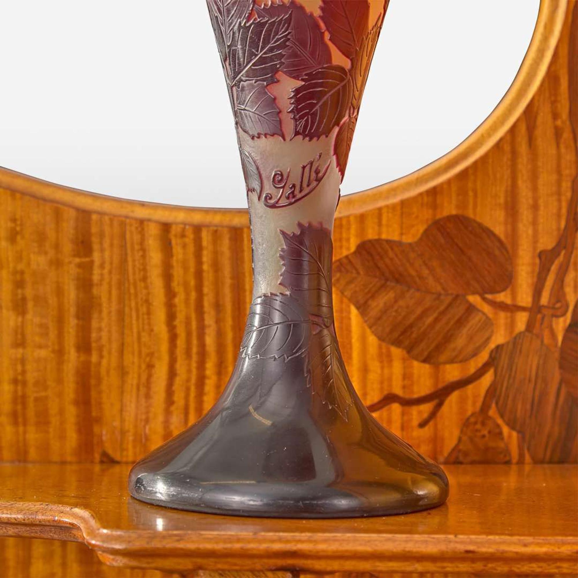 Émile Gallé A "Roses" Vase, circa 1900