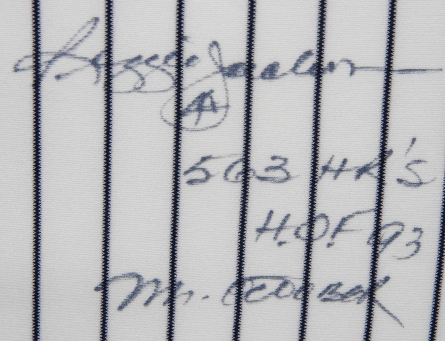 A Reggie Jackson Signed New York Yankees Jersey,