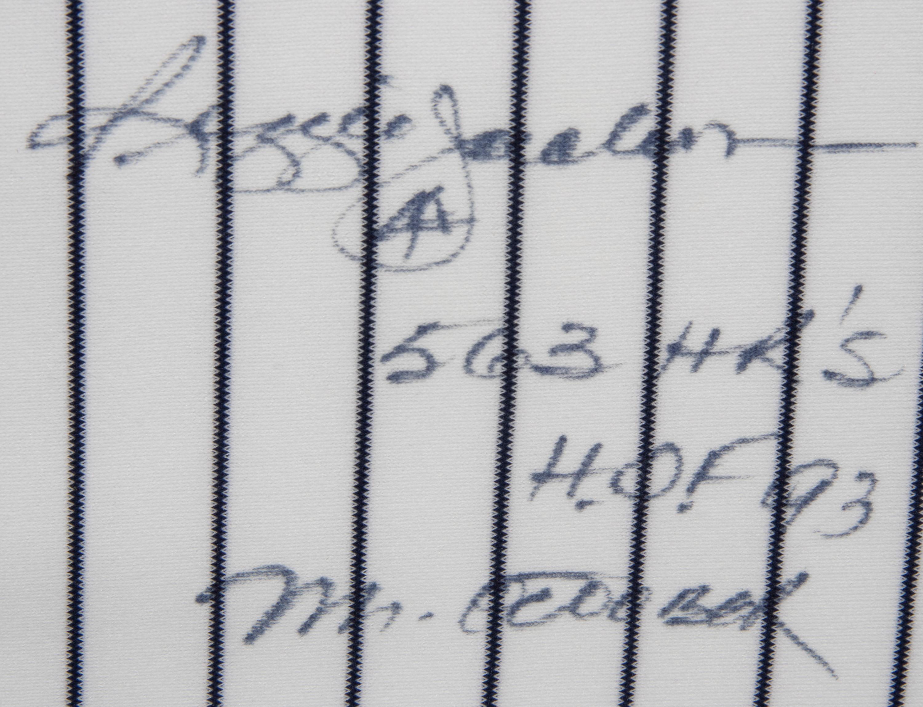A Reggie Jackson Signed New York Yankees Jersey,