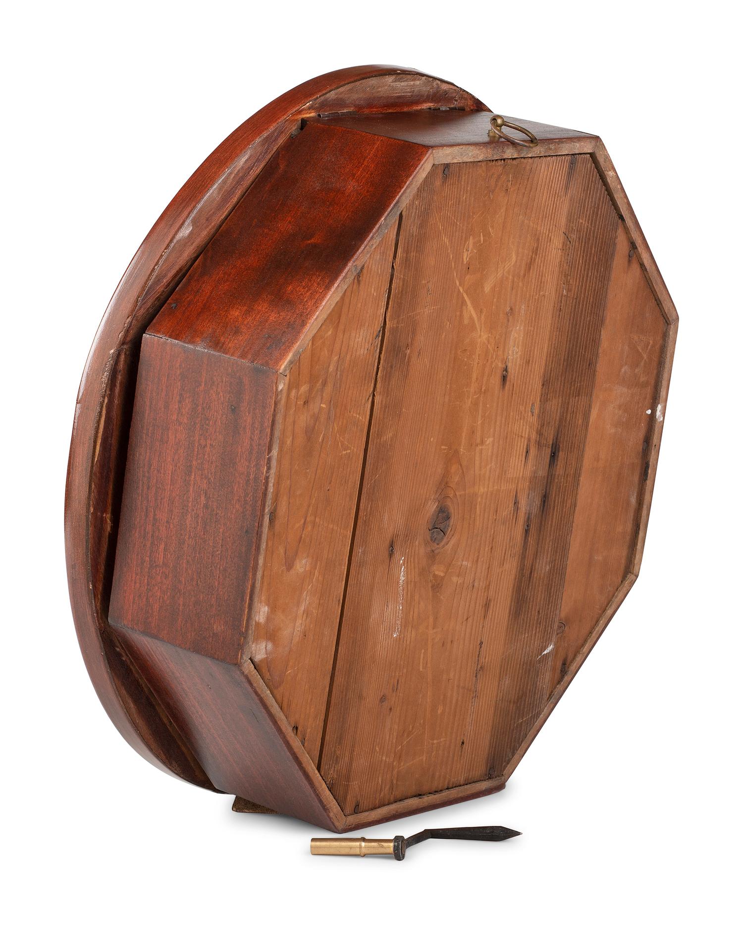 A French Striking Eight Day World Time Clock