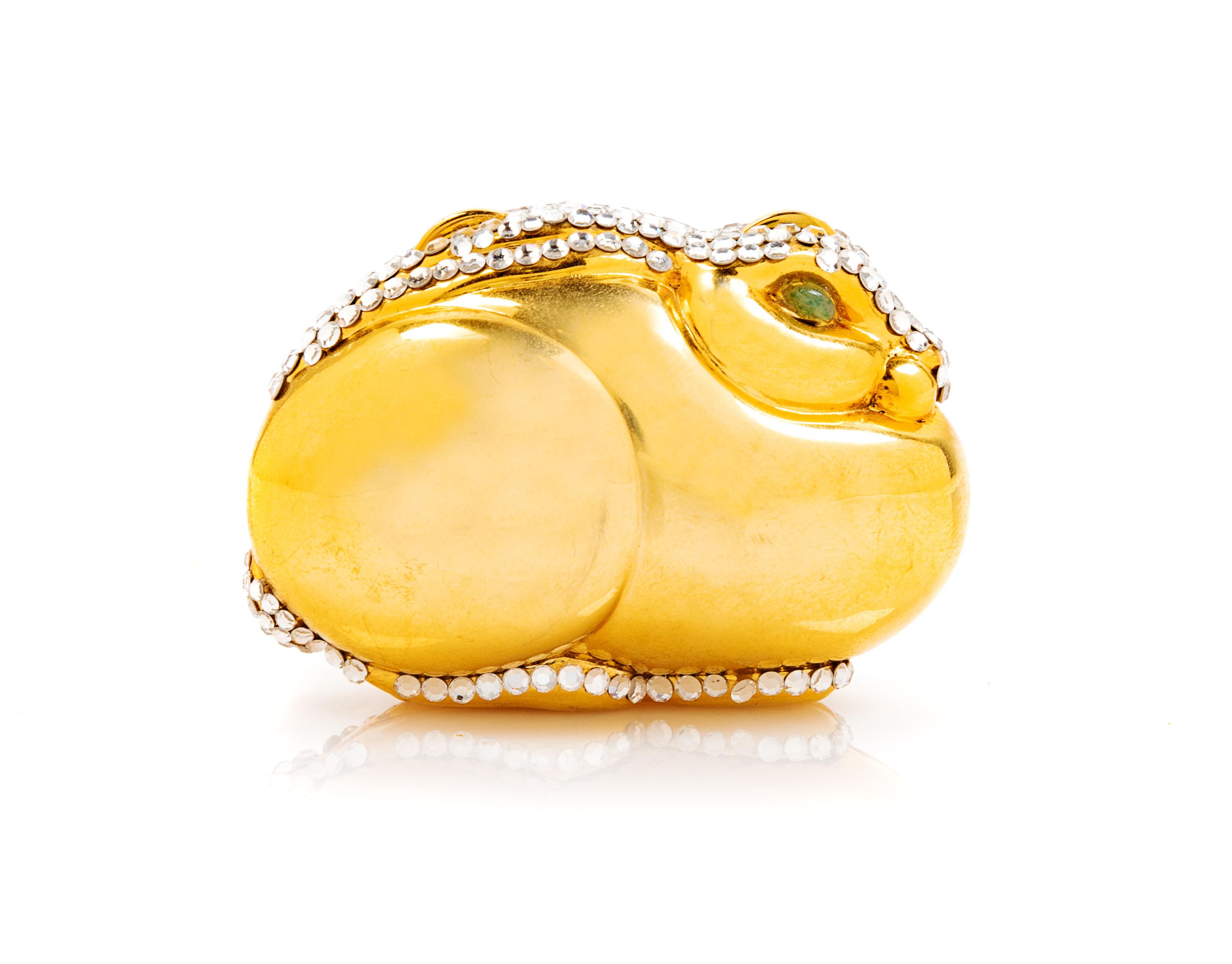 Judith Leiber Hare Pill Box