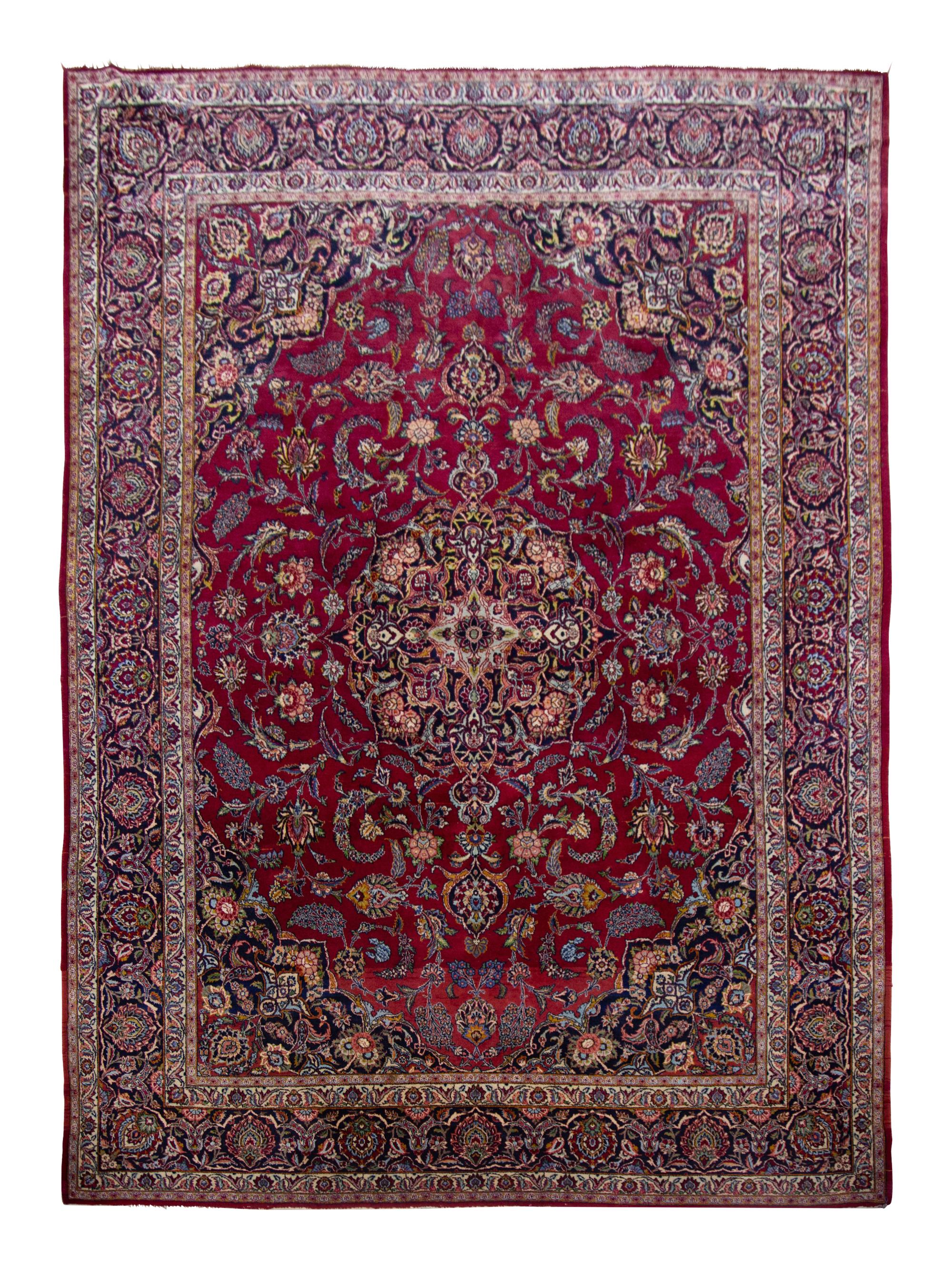 A Sarouk Wool Rug
