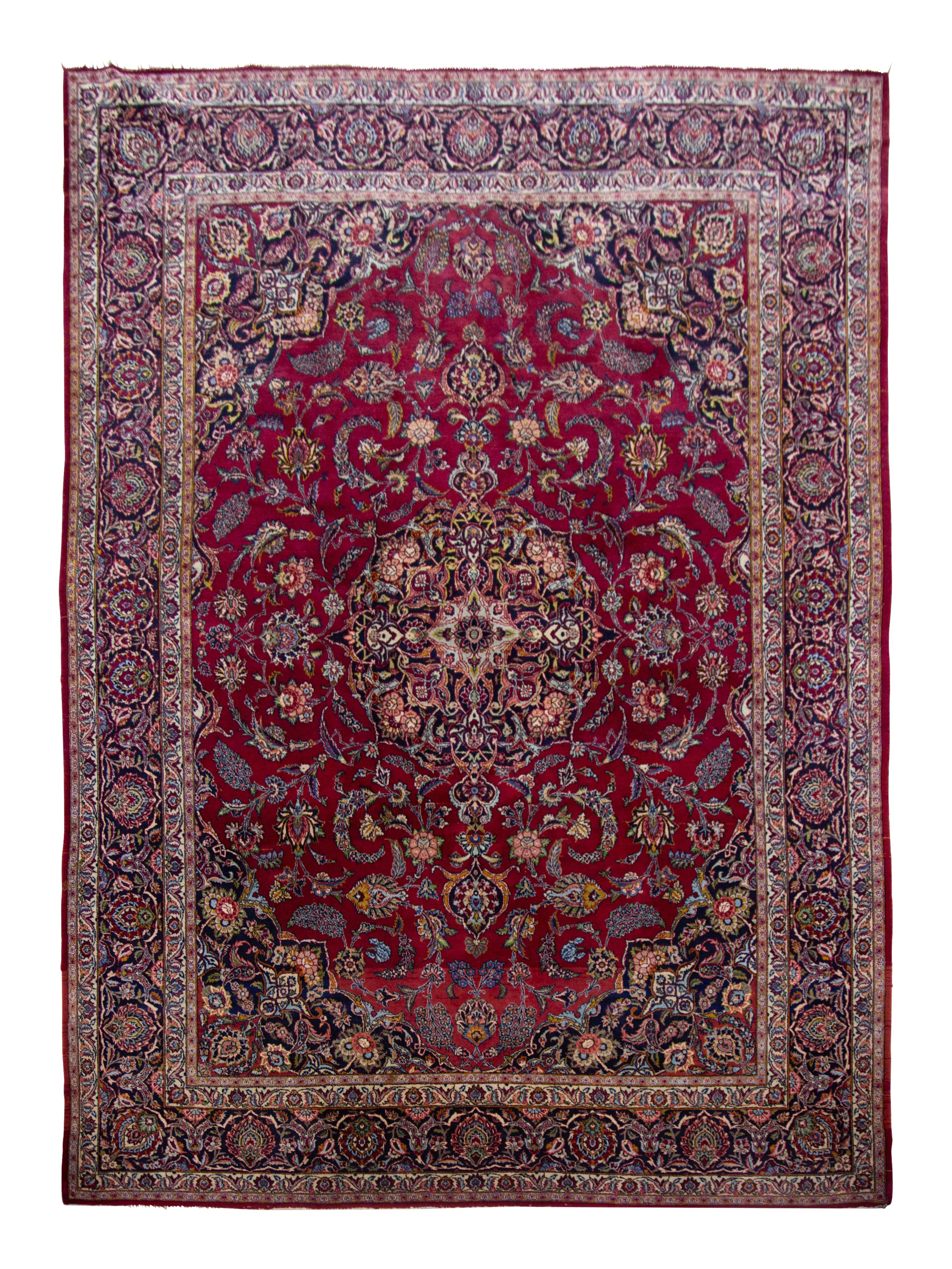 A Sarouk Wool Rug