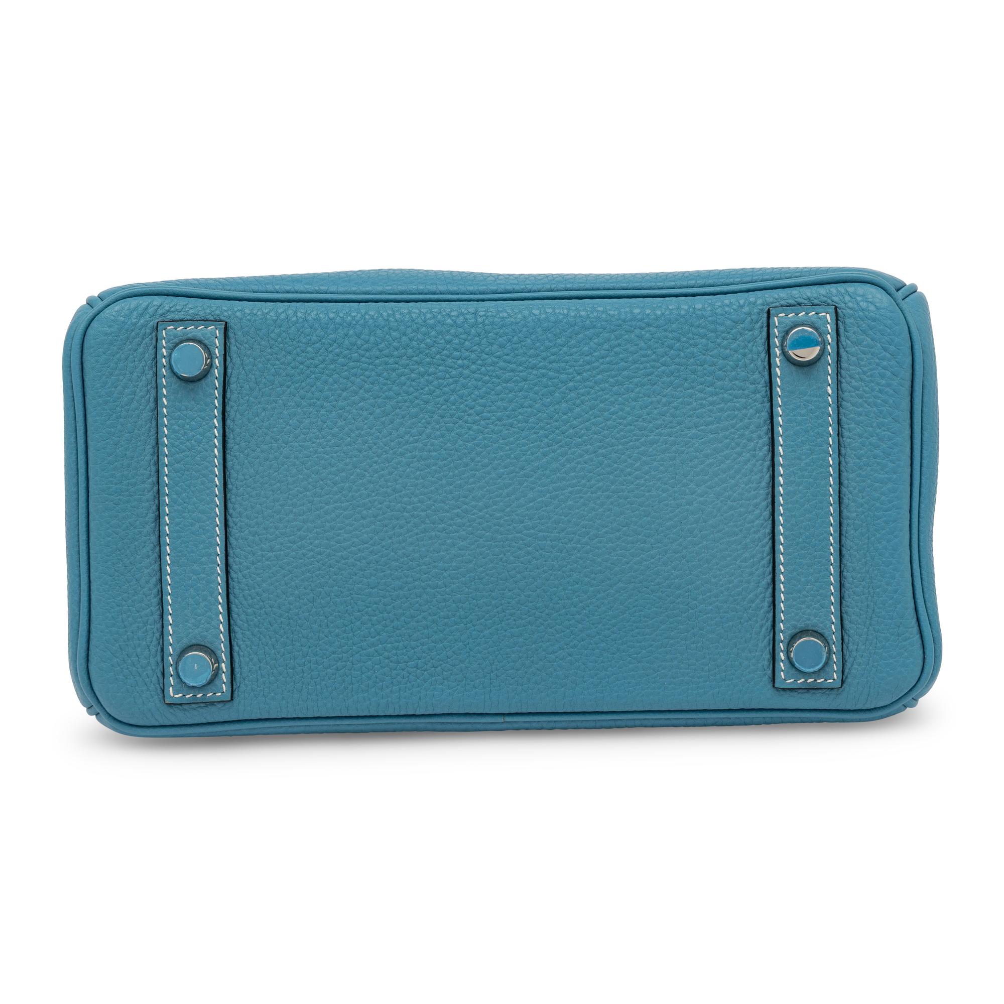 Hermès, Birkin 25 in Bleu Jean Togo