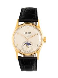 PATEK PHILIPPE, REF. 1526J 18K YELLOW GOLD PERPETUAL CALENDAR MOONPHASE WATCH, EXTRACT FROM THE ARCHIVES