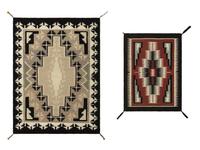 Navajo Two Grey Hills Weavings / Rugs