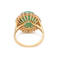 EMERALD AND DIAMOND RING