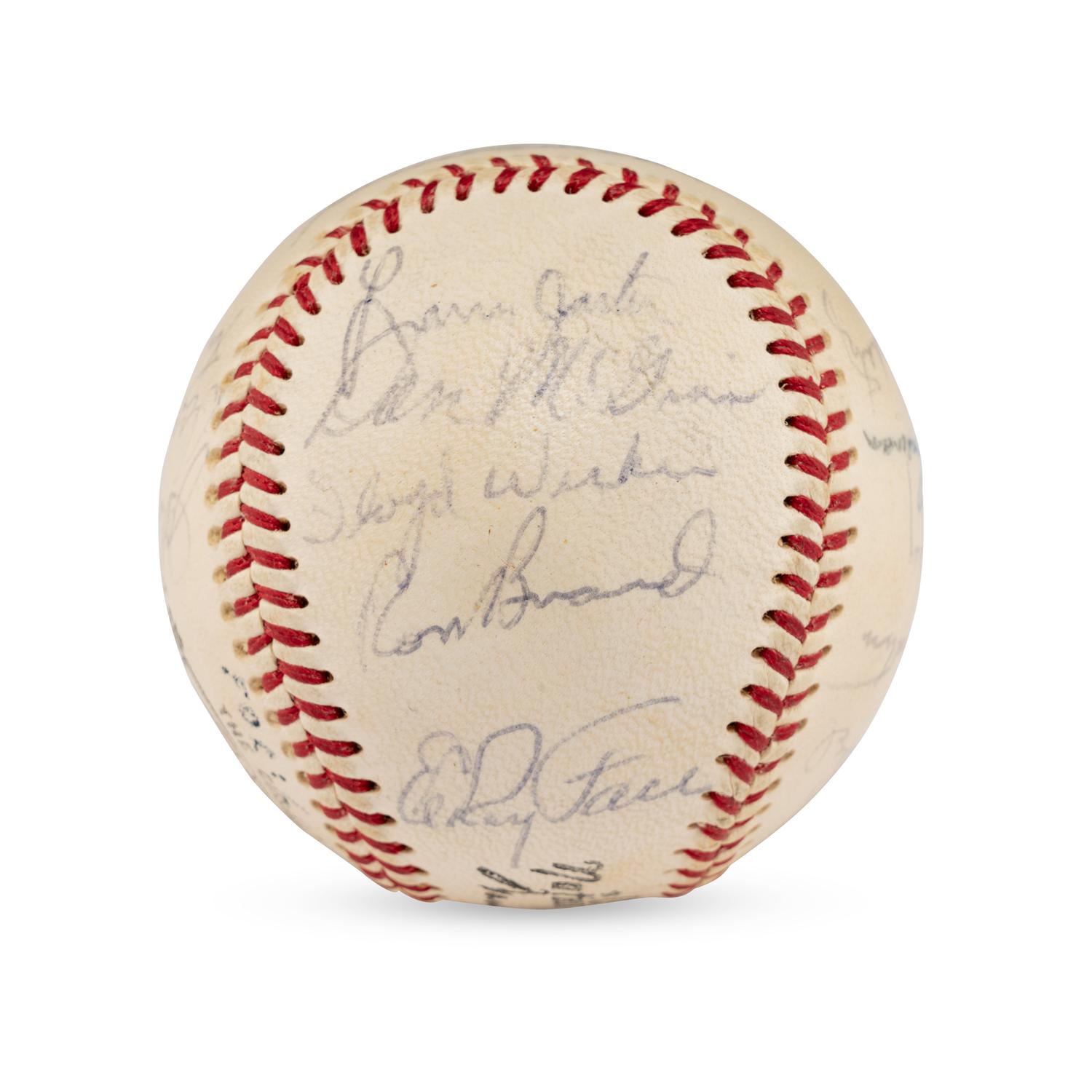 A 1969 Montreal Expos Inaugural Season Team Signed Autograph Baseball (Beckett Authentication Services)