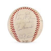 A 1969 Montreal Expos Inaugural Season Team Signed Autograph Baseball (Beckett Authentication Services)