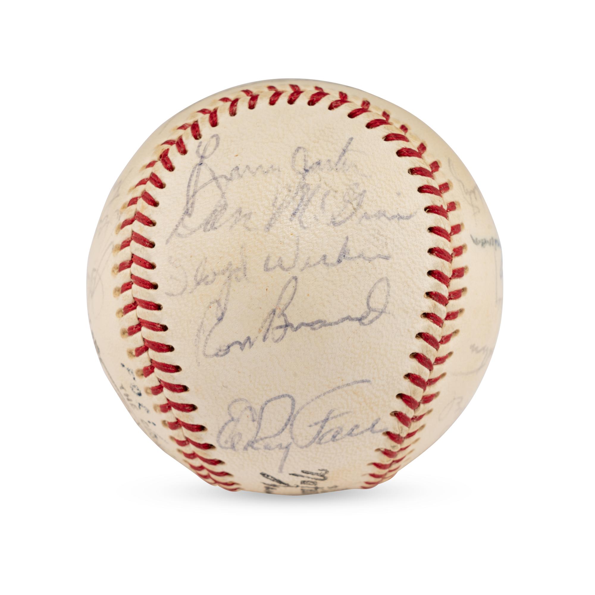 A 1969 Montreal Expos Inaugural Season Team Signed Autograph Baseball (Beckett Authentication Services)