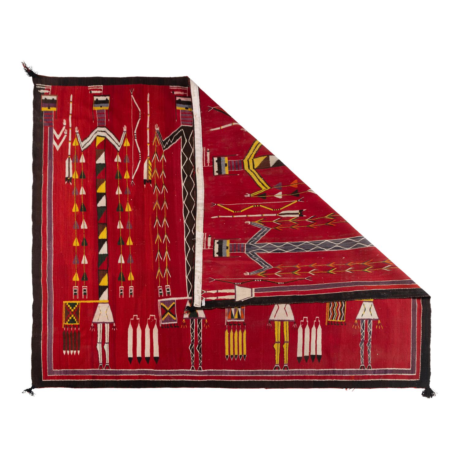 Navajo Yei Weaving [Rug]