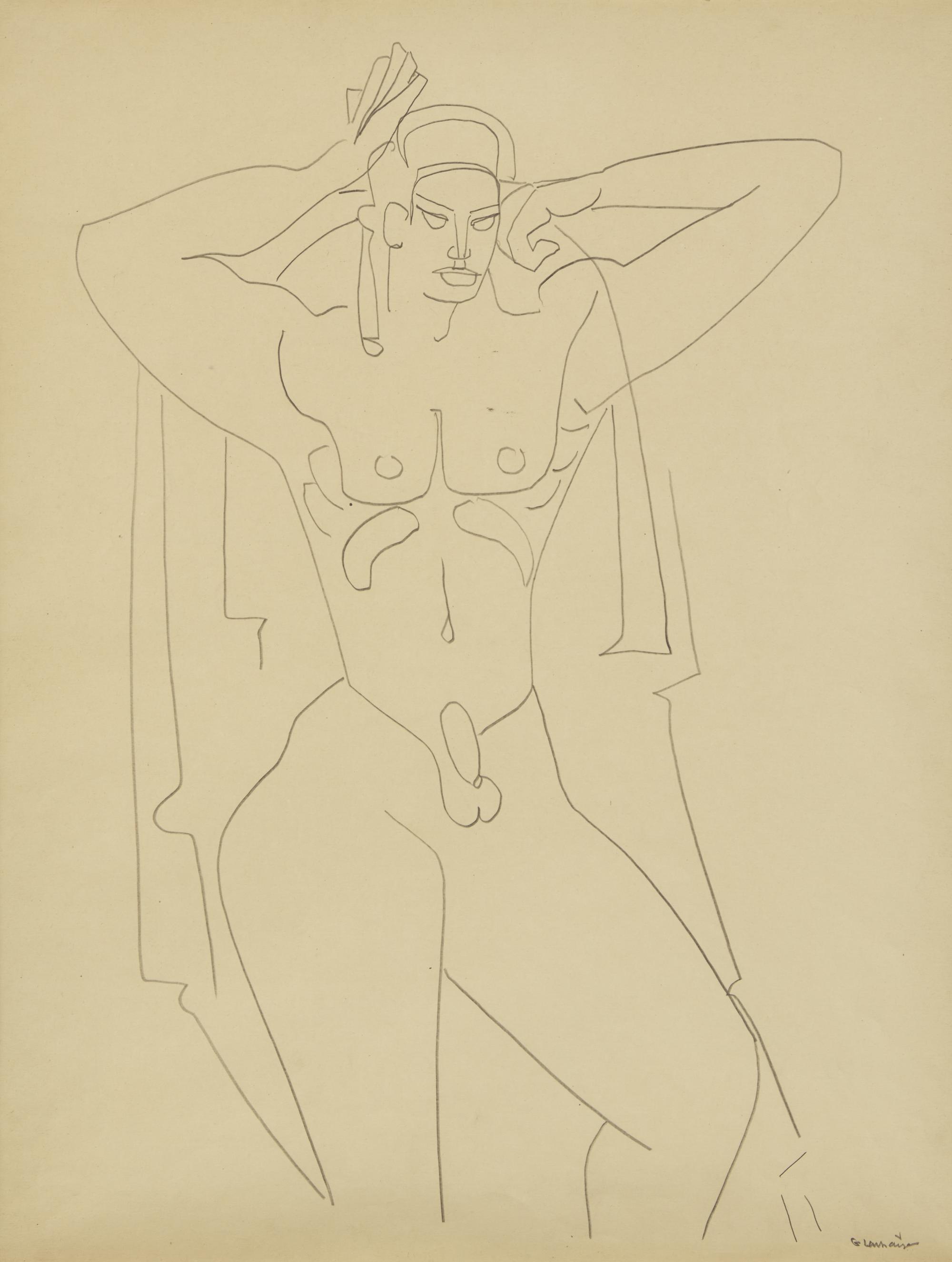 Male Nude , c. 1932