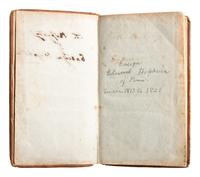 [MILITARIA]. A group of 5 items highlighted by 1817 Infantry Exercise of the United States identified to Ensign Edmond Hopkins.