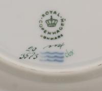 A Set of Ten Royal Copenhagen Flora Danica Salad Plates