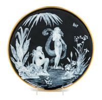 An English Pate-sur-Pate Porcelain Charger — GEORGE JONES, LATE 19TH CENTURY