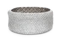 An 18 Karat White Gold and Diamond "Fantasia" Bracelet, Roberto Coin, 52.00 dwts.