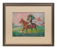 George Washington on Horseback at Mt. Vernon