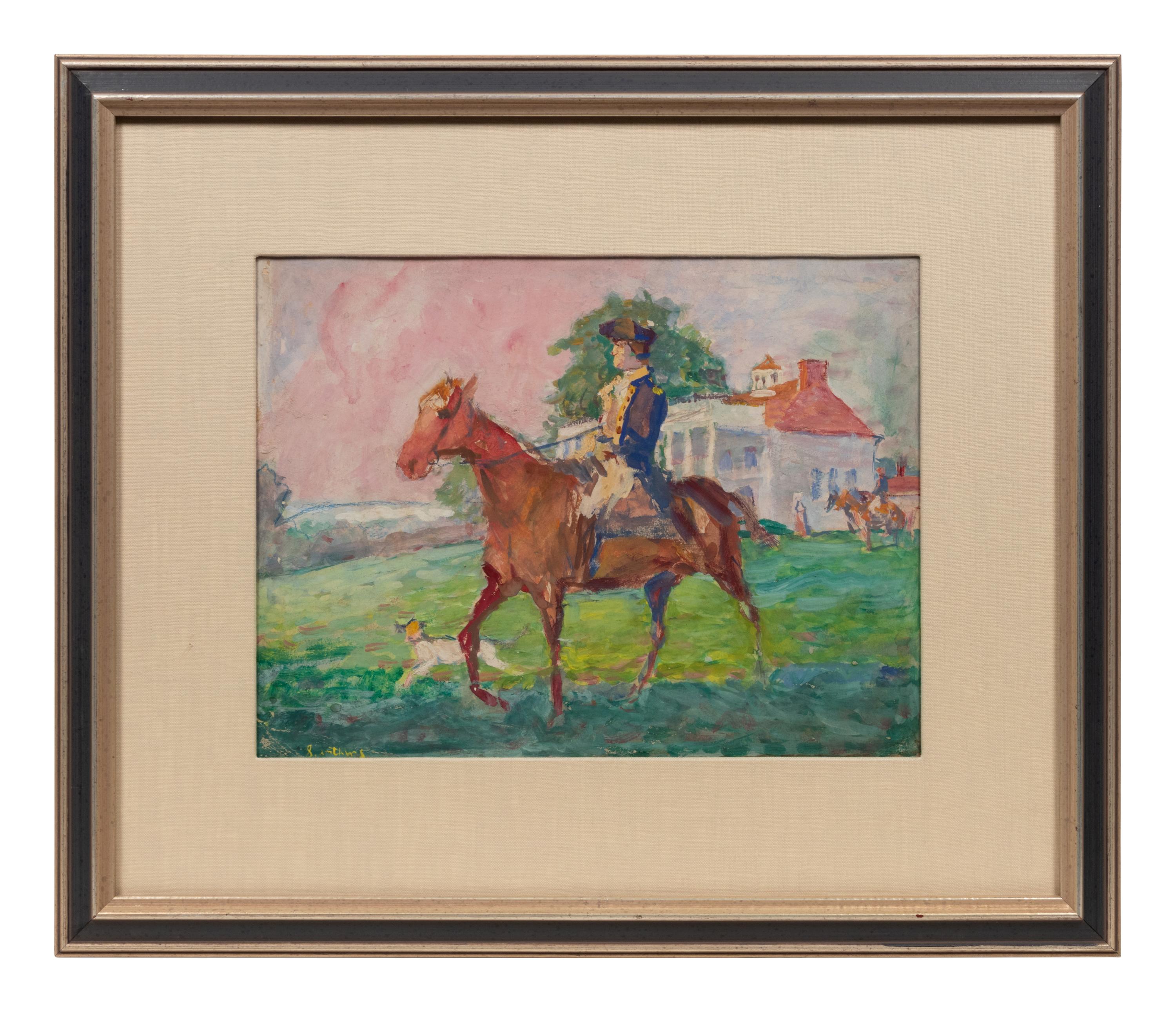George Washington on Horseback at Mt. Vernon