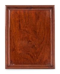 An Hermès Rosewood Tray with Two Smaller Associated Trays