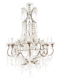 A French Bronze Eight-Light Chandelier Diameter 25 inches. — 19TH CENTURY