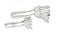 A Pair of American Silver Serving Tongs, Frank M. Whiting, North Attleboro, MA, comprising a pair of asparagus tongs and a pair of sand