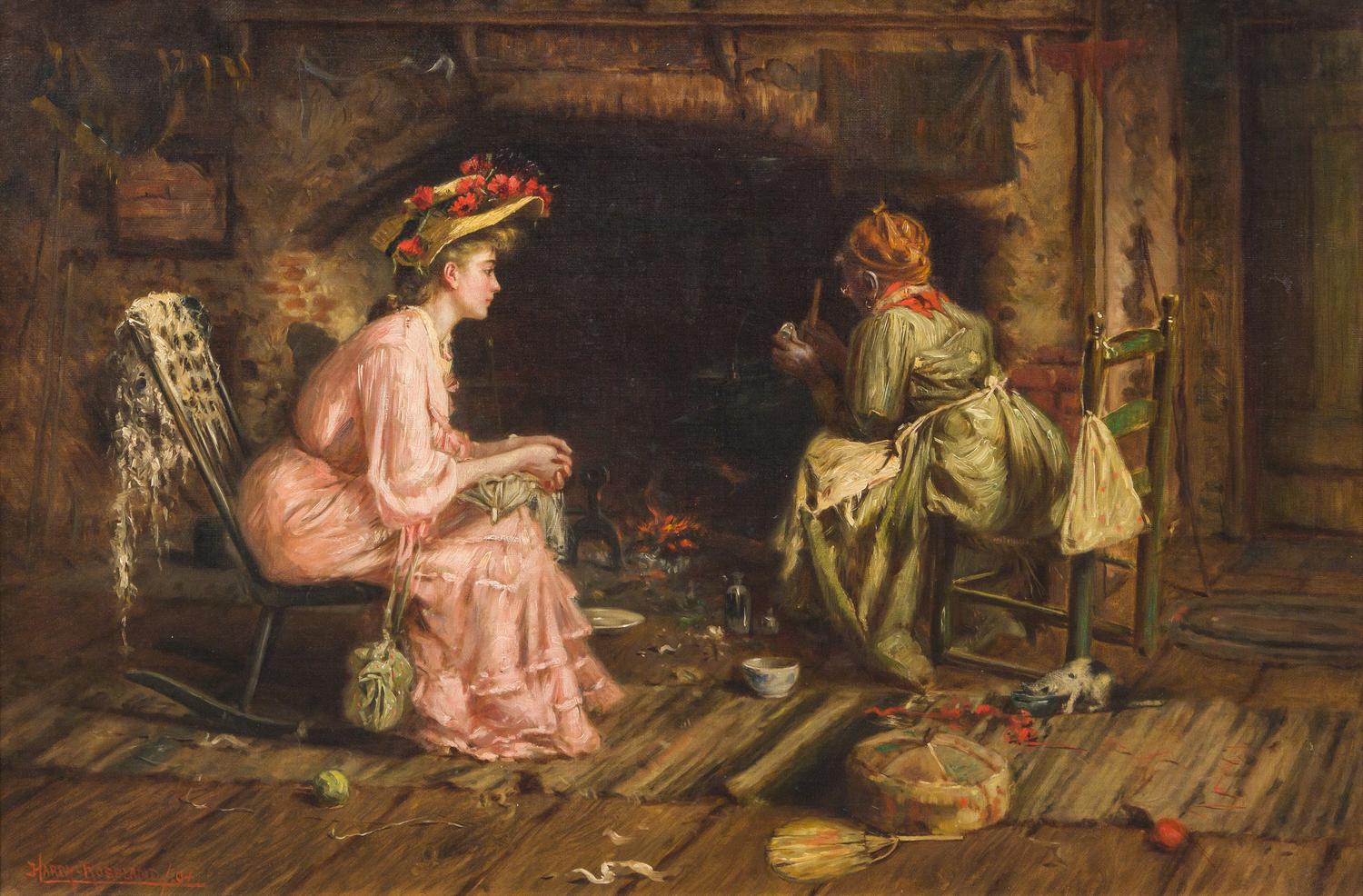 Harry Herman Roseland, (American, 1866-1950), Fortune Teller, 1904