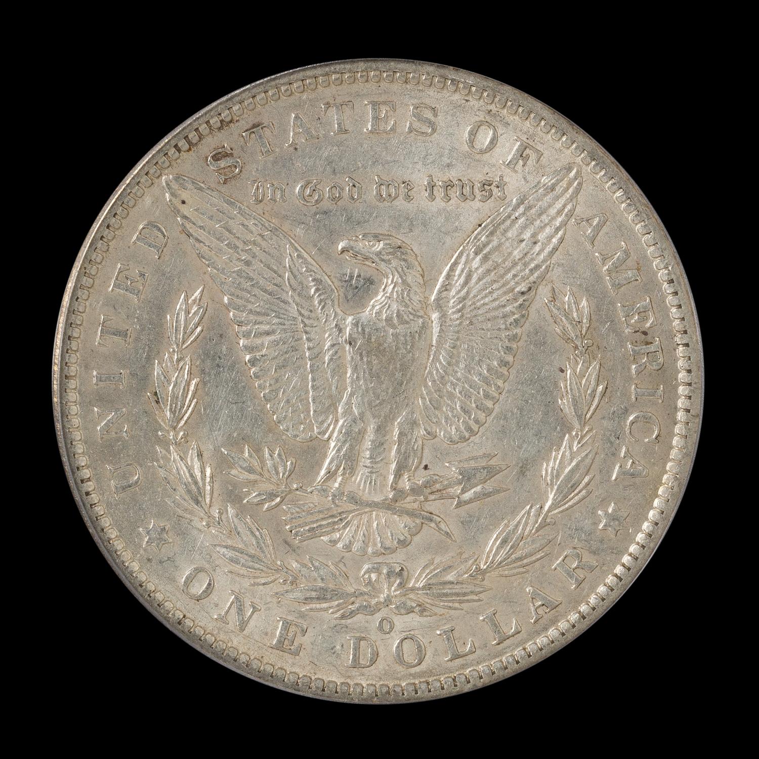 A United States 1886-O Morgan Silver Dollar Coin