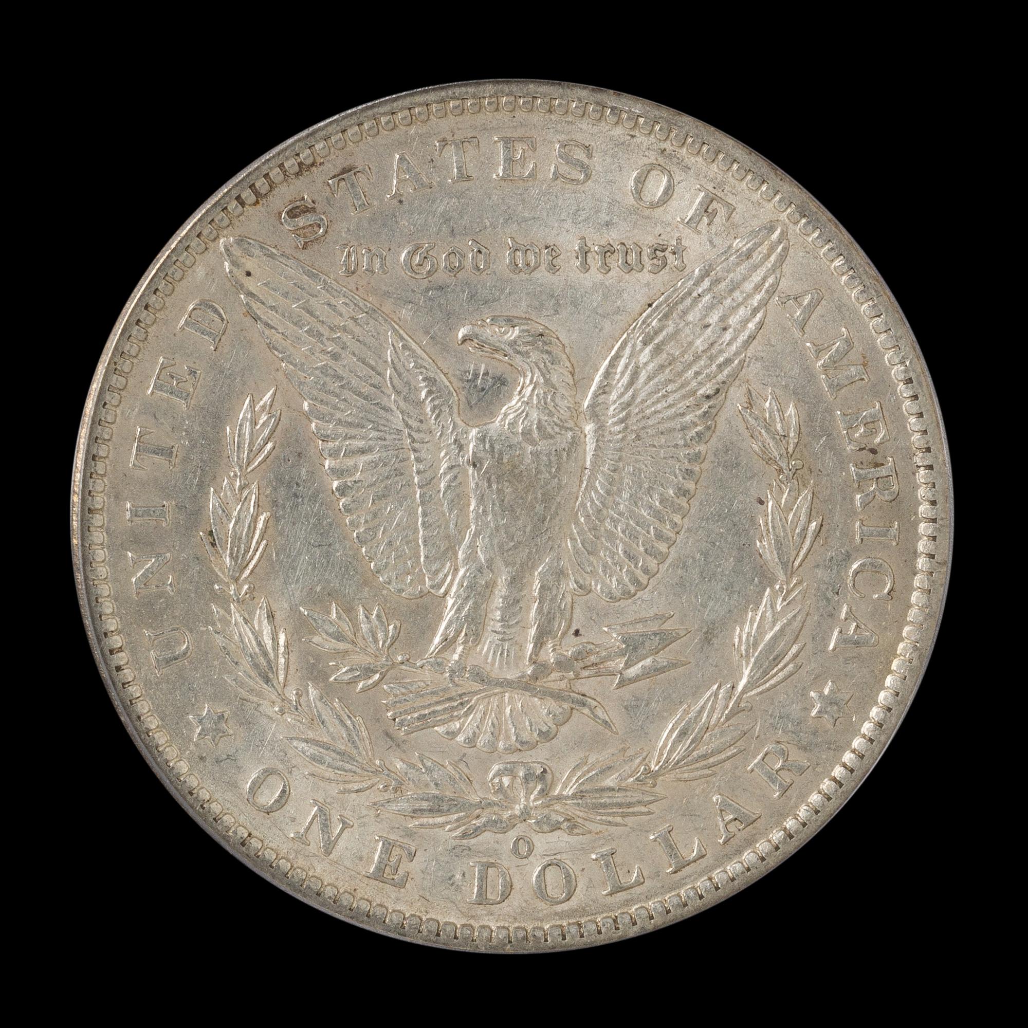 A United States 1886-O Morgan Silver Dollar Coin