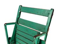 A Vintage Chicago White Sox Comiskey Park Stadium Seat Chair