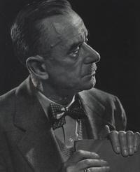 MANN, Thomas. Typed letter signed ("Thomas Mann"), to Corporal Charles Nelson. Pacific Palisades, California, 16 October 1944. 1 page, 4to, visible area 203 x 179 mm, matted and framed with a photographic portrait of Mann, unexamined out of frame, creased.