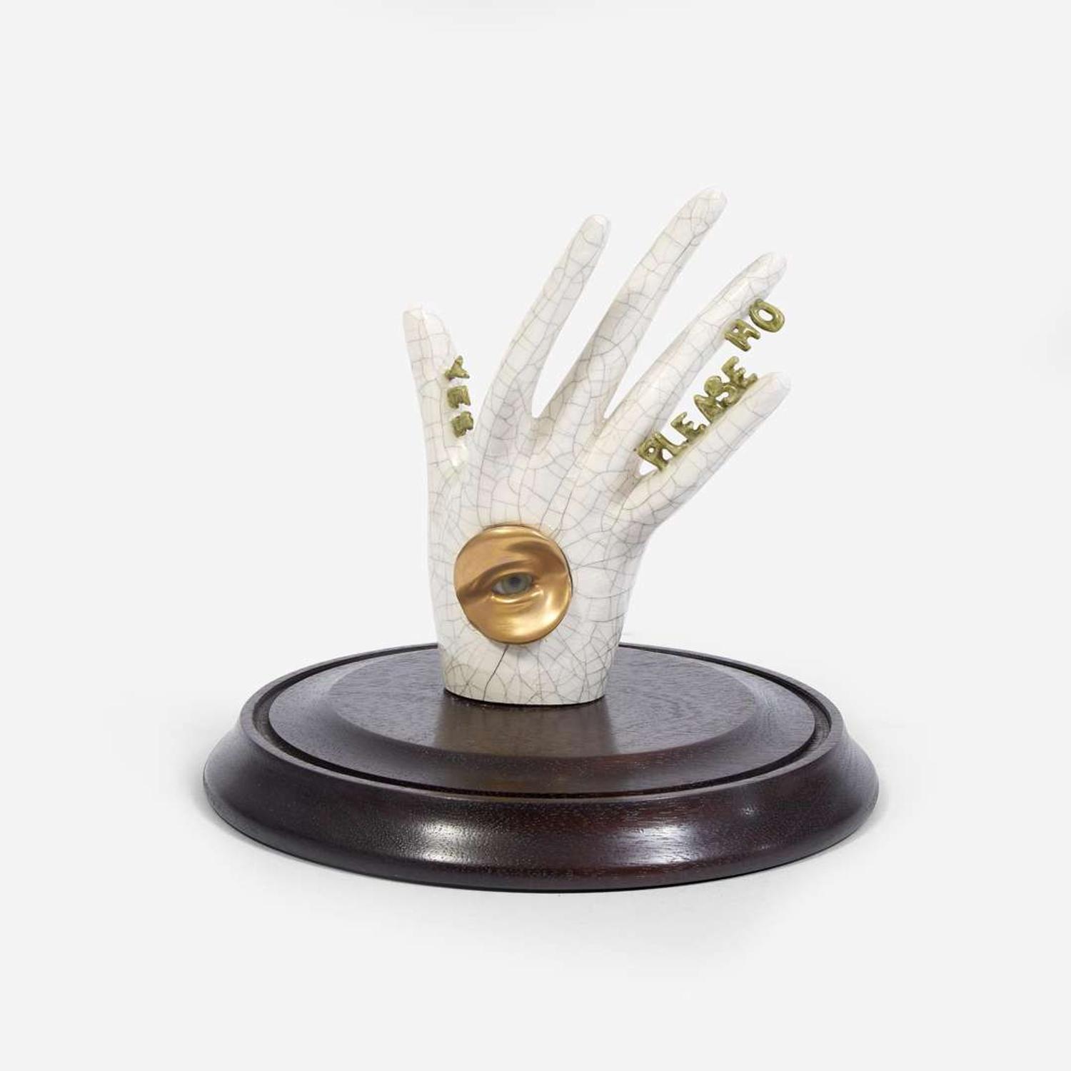 Lucian Pompilli (American, b. 1942) "Yes, No, Please" Sculpture, USA, circa 2000