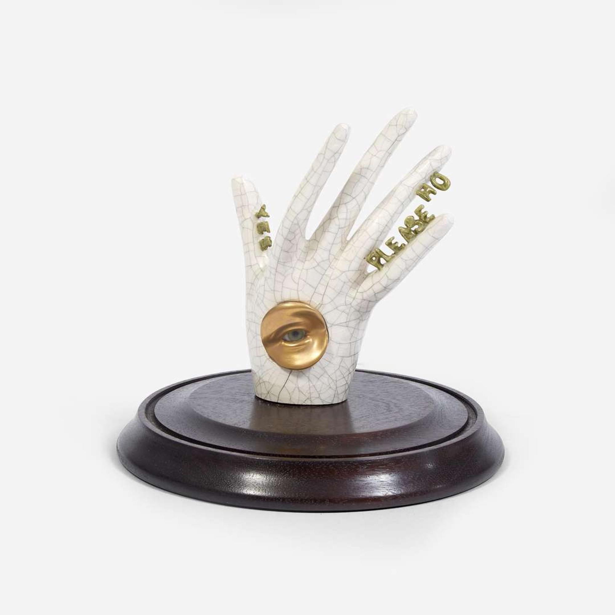 Lucian Pompilli (American, b. 1942) "Yes, No, Please" Sculpture, USA, circa 2000