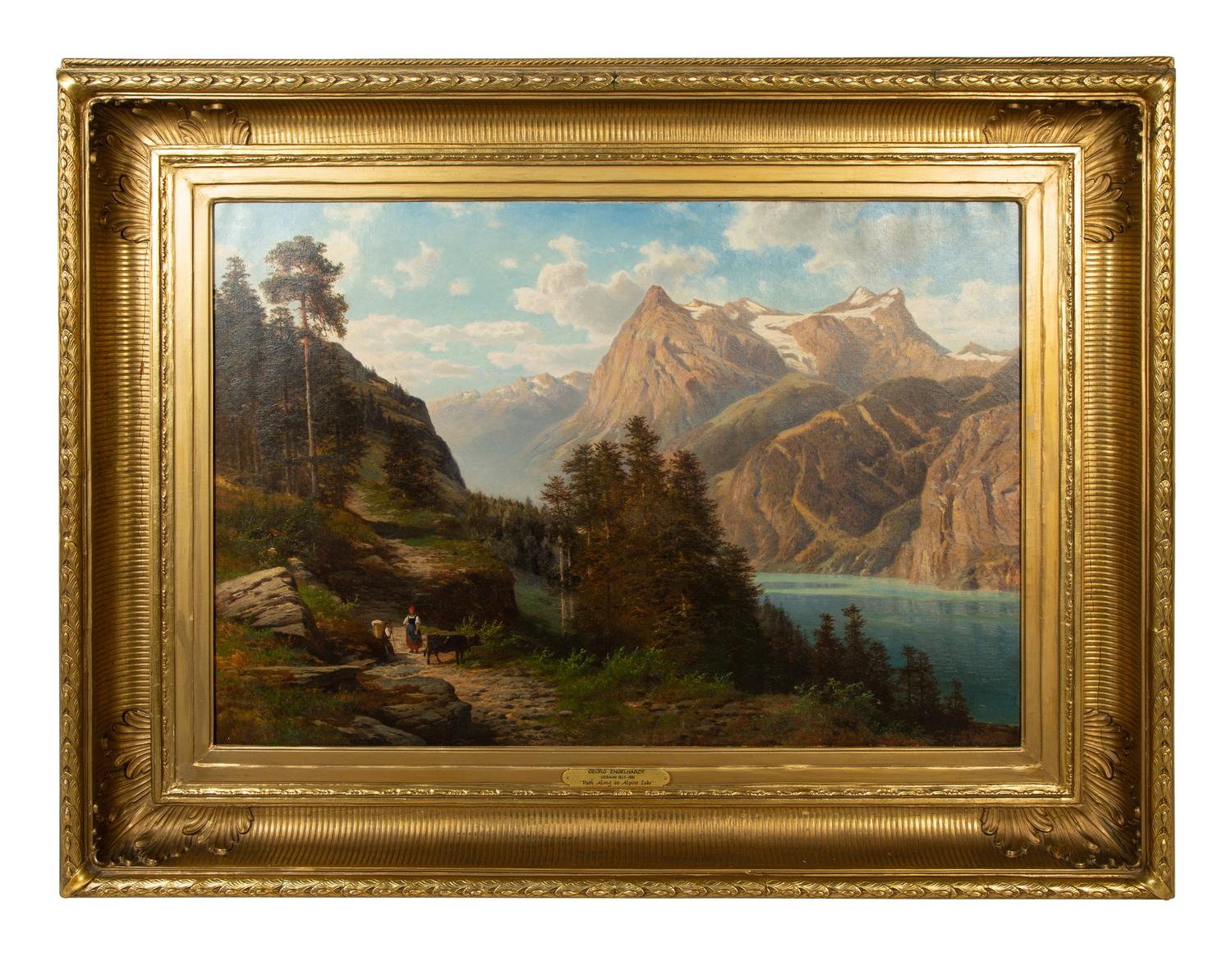 Path Along an Alpine Lake
