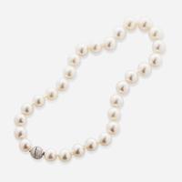 A South Sea Pearl Necklace Strand by Tara & Sons
