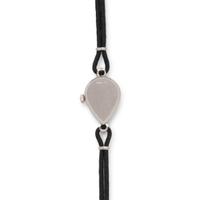 LECOULTRE, 14K WHITE GOLD AND DIAMOND WATCH