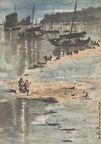 Zong Qixiang (Chinese 1917-1999) 宗其香 (中國1917-1999) 水鄉