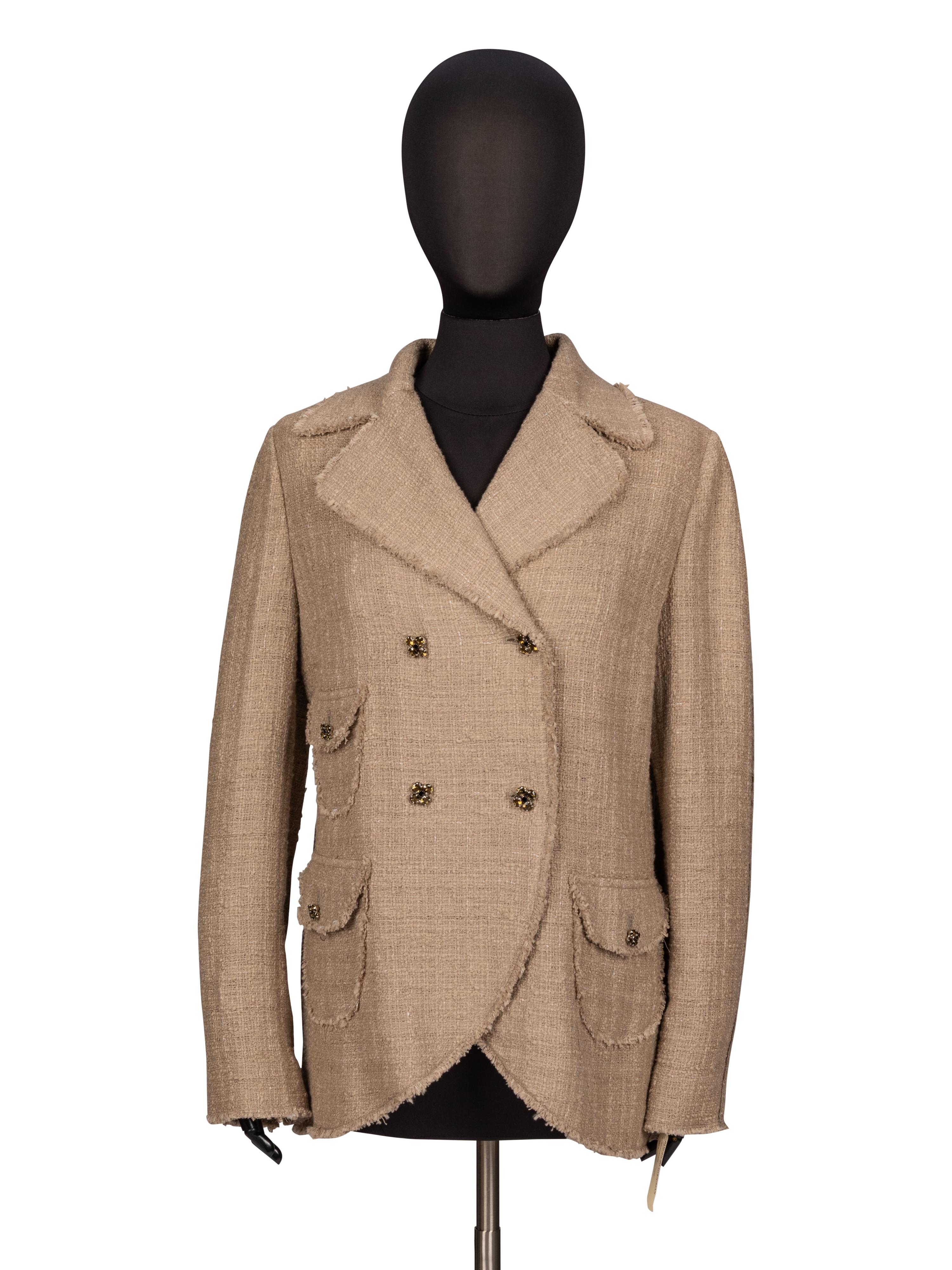 Dolce & Gabbana, Cotton Tweed Jacket