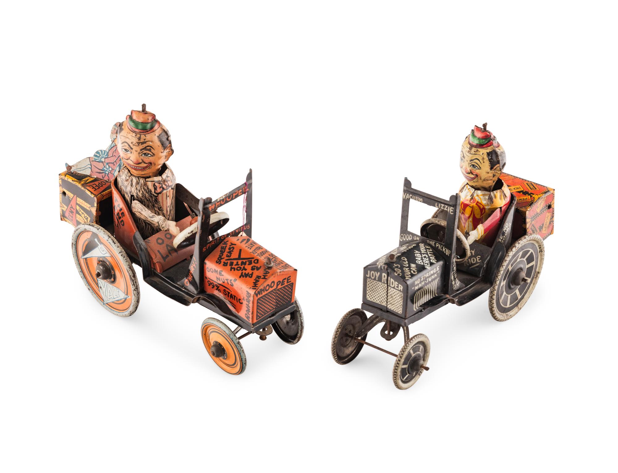 Two Marx Tin Lithograph Toy Cars