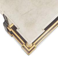 A Classical Parcel Gilt and Marble Mounted Mahogany Pier Table
