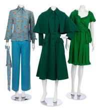 Collection of Vintage Valentino Designs, 1970-80s — Great designs., but each piece has condition issues.