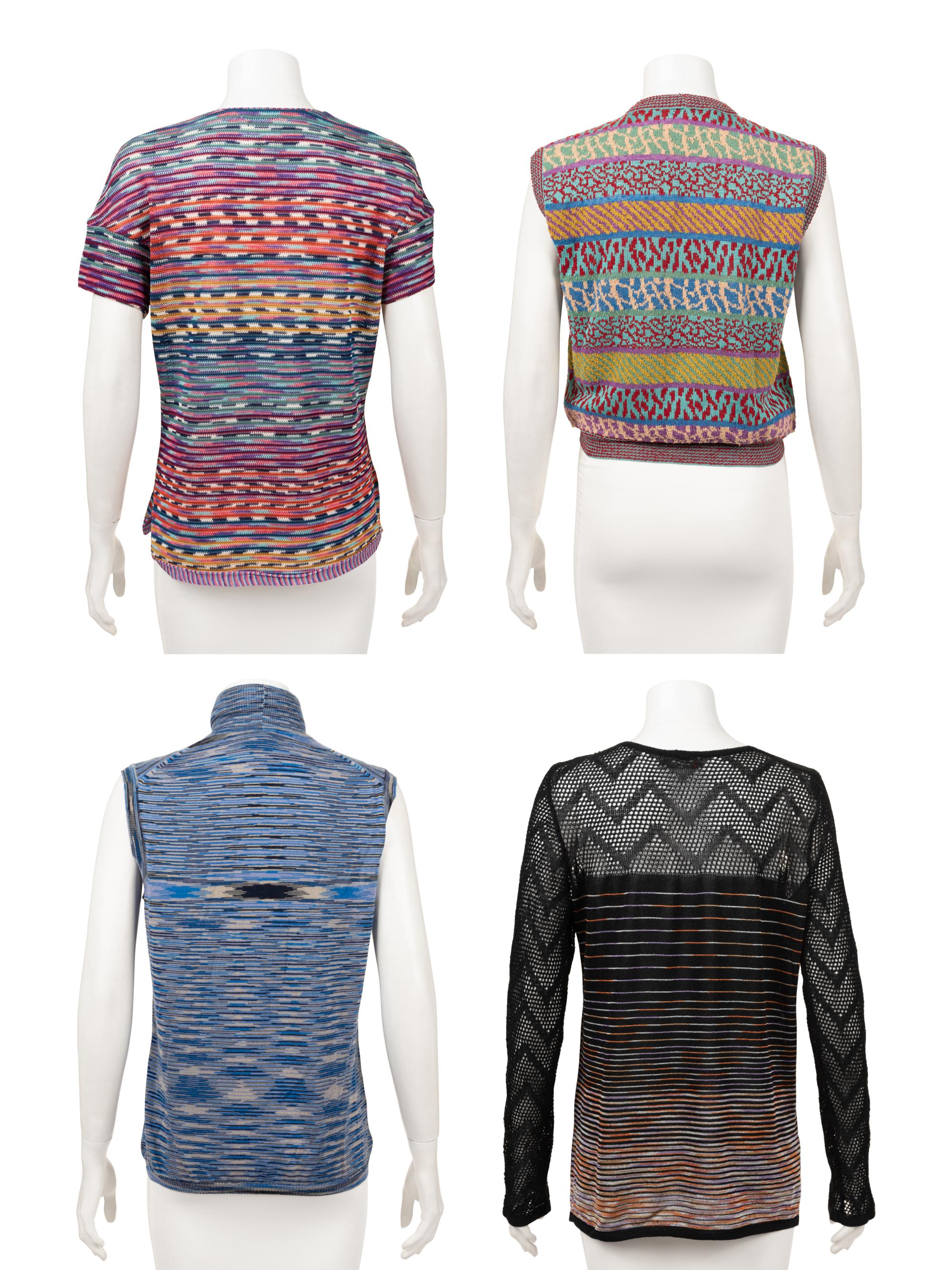 Collection of Seven Missoni Knit Pieces, 1990-2000s