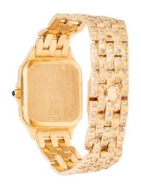 14K YELLOW GOLD AND DIAMOND WRISTWATCH
